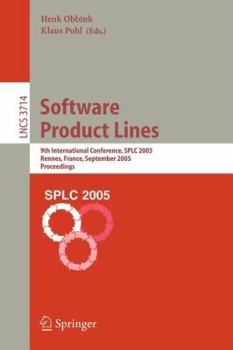 Paperback Software Product Lines: 9th International Conference, SPLC 2005, Rennes, France, September 26-29, 2005, Proceedings Book