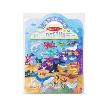 Misc. Puffy Sticker Play Set- Ocean Book