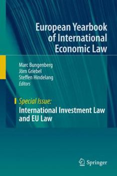 Hardcover International Investment Law and EU Law Book