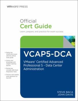 Hardcover VCAP5-DCA Official Cert Guide Book