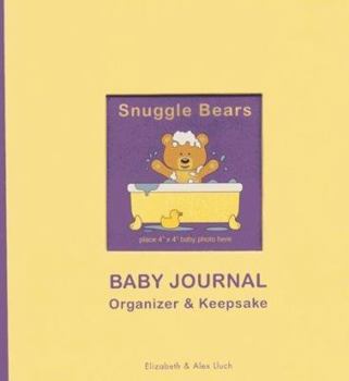 Hardcover Snuggle Bears Baby Journal, Organizer & Keepsake Book