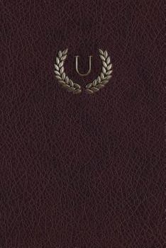 Paperback Monogram "u" Meeting Notebook Book