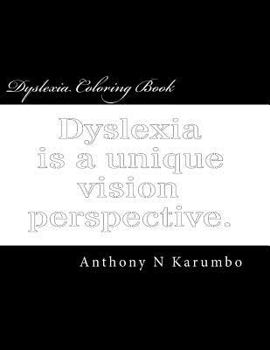 Paperback Dyslexia Coloring Book