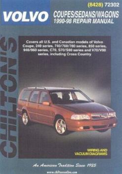 Paperback Volvo Coupes, Sedans, and Wagons, 1990-98 Book