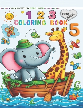 Paperback 1,2,3 Coloring Book for Kids: Coloring Book 123 Book