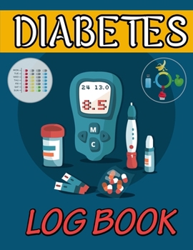 Paperback Diabetes Log Book: 2 Year Daily & Weekly Glucose Tracker, Blood Sugar and Insulin with Notes Book