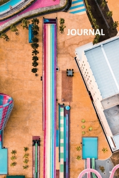 Paperback Journal: Parque Acuatico Elegant Bullet Journal Dot Grid Daily Planner Student for Waterparks Fans Book