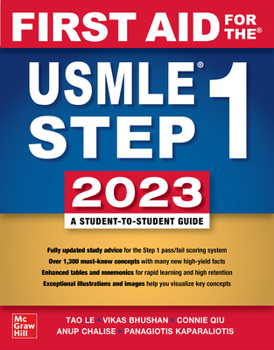 Paperback First Aid for the USMLE Step 1 2023 Book