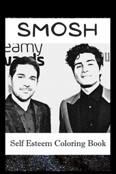 Paperback Self Esteem Coloring Book: Smosh Inspired Illustrations Book