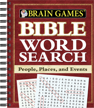 Spiral-bound Brain Games - Bible Word Search: People, Places, and Events Book