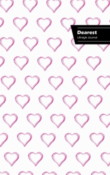 Hardcover Dearest Lifestyle Journal, Write-in Notebook, Dotted Lines, Wide Ruled, Medium Size 6 x 9 Inch (A5) Hardcover (White) Book