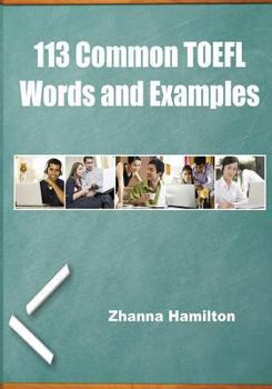 Paperback 113 Common Toefl Words and Examples Book