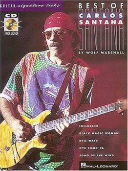 Paperback Best of Carlos Santana* Signature Licks Book