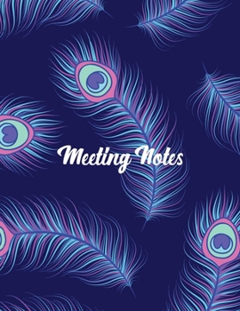 Meeting Notes: Detailed meeting notes journal for recording meeting minutes with detailed sections to keep track of attendees and action items. Cover(18)