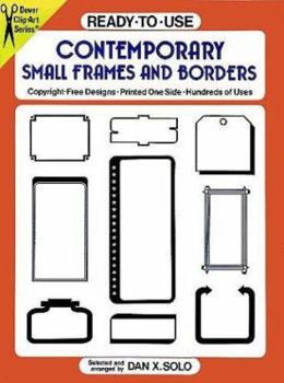 Paperback Ready-to-Use Contemporary Small Frames and Borders Book