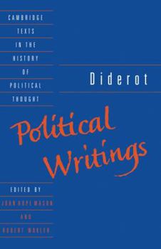 Hardcover Diderot: Political Writings Book