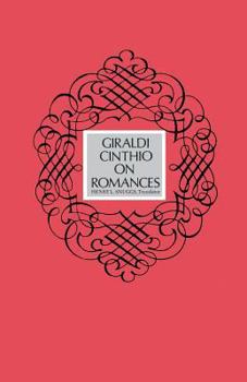 Paperback Giraldi Cinthio on Romances Book