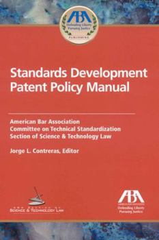 Paperback Standards Development Patent Policy Manual Book