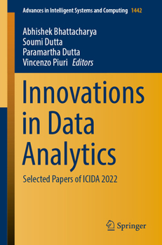 Paperback Innovations in Data Analytics: Selected Papers of Icida 2022 Book