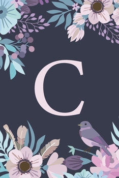 C: Monogrammed Undated Daily Planner For 100 Days - Includes To Do Lists, Appointments & Times Section, Gratitude And Health Section, Meal And Water Tracker