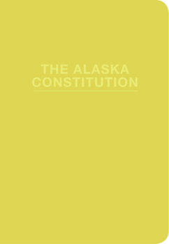 Paperback Alaska Constitution Book