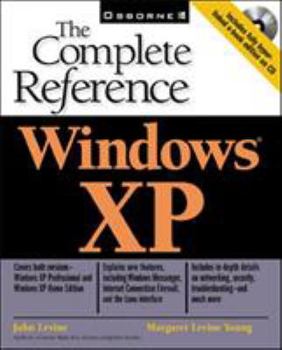 Paperback Windows XP: The Complete Reference [With CDROM] Book