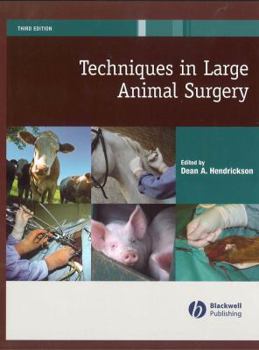 Hardcover Techniques in Large Animal Surgery Book