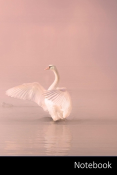 Notebook: Swan Themed Notebook / Journal / Diary / Composition book / Daily Planner / Sketchbook - 6 x 9 inches (15,24 x 22,86 cm), 150 pages, glossy finish.