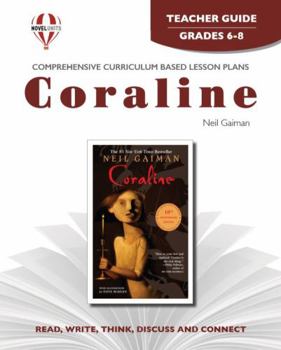 Paperback Coraline - Teacher Guide by Novel Units Book