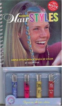 Spiral-bound Rainbow Hairstyles: Simple Styles with a Touch of Color Book