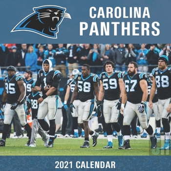 Paperback Carolina Panthers: 2021 Wall Calendar - 8.5x8.5 - Team Calendar Book