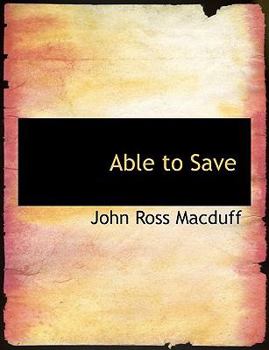 Paperback Able to Save [Large Print] Book