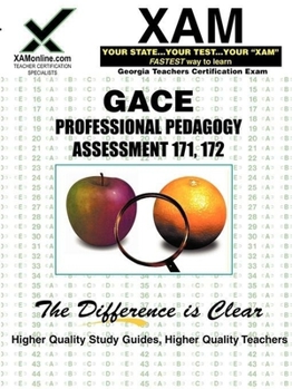 Paperback GACE Professional Pedagogy Assessment 171, 172 Book