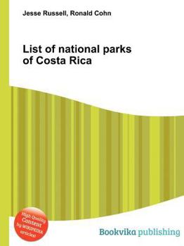 Paperback List of National Parks of Costa Rica Book