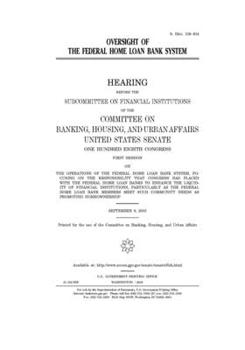 Paperback Oversight of the Federal Home Loan Bank System Book