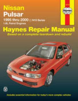 Hardcover Nissan Pulsar Automotive Repair Manual Book