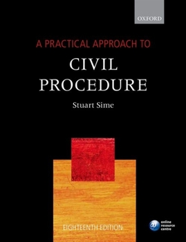 Paperback A Practical Approach to Civil Procedure Book