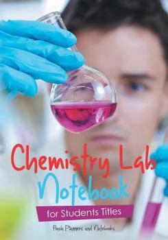 Paperback Chemistry Lab Notebook for Students Titles Book
