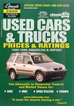 Paperback Used Cars & Trucks Prices & Ratings: 1990-1999 American & Import Book