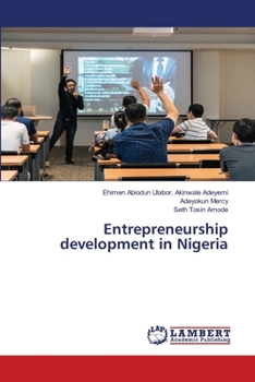 Paperback Entrepreneurship development in Nigeria Book