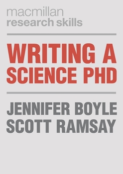 Paperback Writing a Science PhD Book