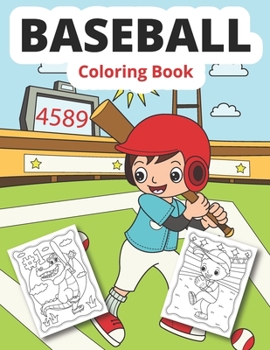 Paperback Baseball Coloring Book: For Kids Book
