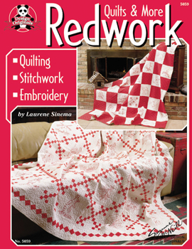 Paperback Redwork Quilts & More: Quilting Stitchwork Embroidery Book