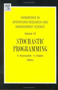 Hardcover Handbooks in Operations Research and Management Science: Stochastic Programming Book