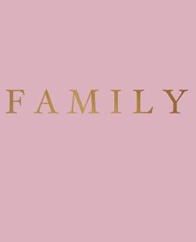 Family: A decorative book for coffee tables, bookshelves and interior design styling - Stack deco books together to create a custom look