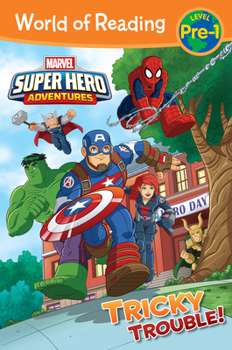 Paperback World of Reading: Super Hero Adventures: Tricky Trouble!: Level Pre-1 Book