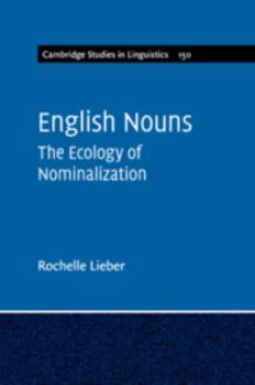 Paperback English Nouns: The Ecology of Nominalization Book