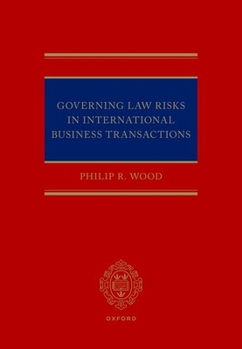Hardcover Governing Law Risks in International Business Transactions Book