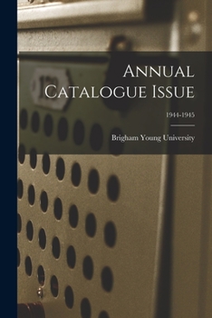 Paperback Annual Catalogue Issue; 1944-1945 Book