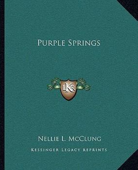 Paperback Purple Springs Book
